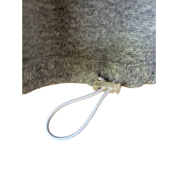 Victoria's Secret Sweatshirt S Jacket PINK Women's Grey 1/4 Zip Cropped Pullover - Picture 5 of 7